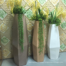 modern Square Fiberglass Molds Planters for Mall